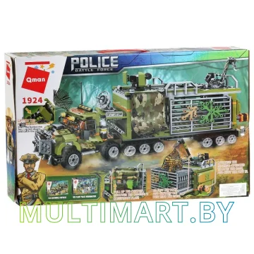 Конструктор Qman Police Battle Force 1924 Крепость браконьеров (658 деталей) картинка 2